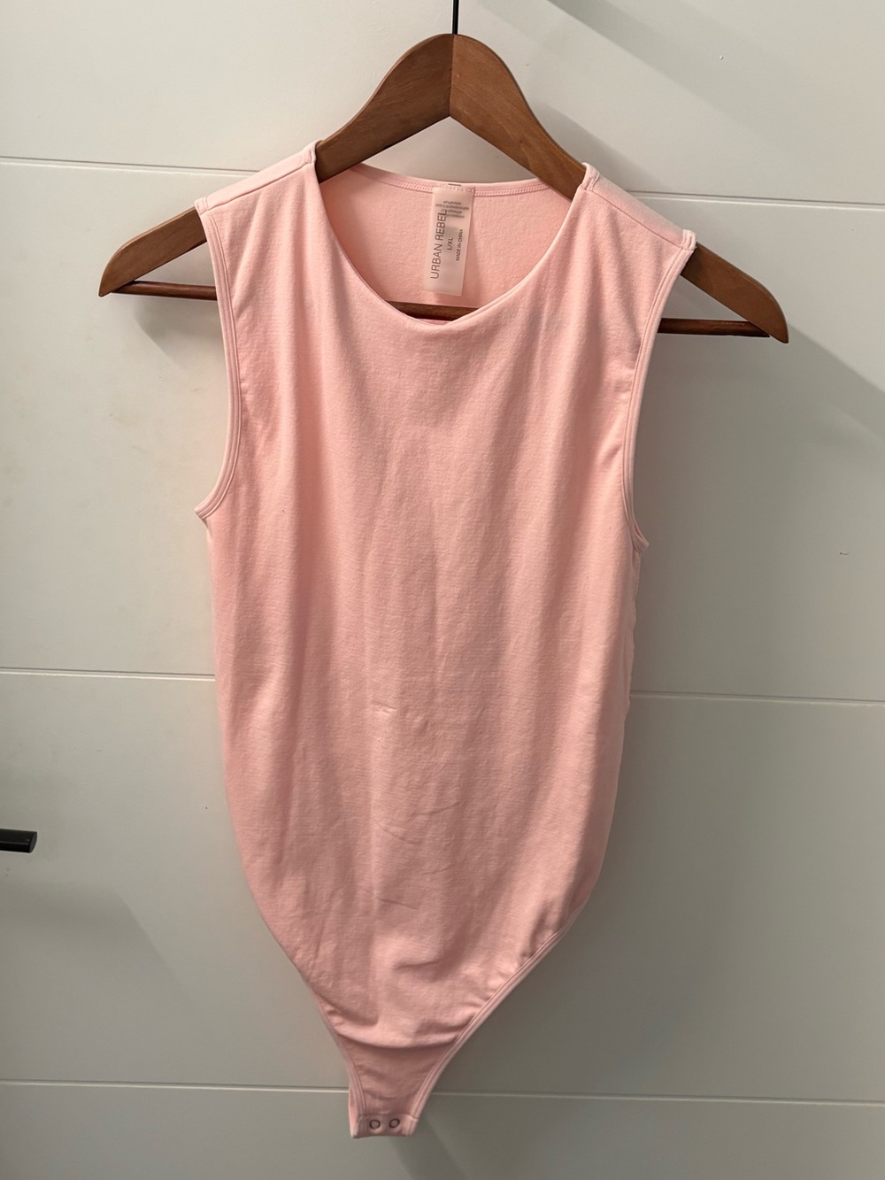 Urban Rebel Pink Sleeveless Bodysuit